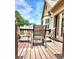 Spacious wooden deck with outdoor seating at 6561 Harrington Pl, Douglasville, GA 30135