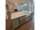 Modern kitchen with farmhouse sink and hardwood floors at 3730 Reserve Overlook (Lot 8) Way, Cumming, GA 30041