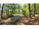 Scenic lakeside picnic table in a wooded area at 3730 Reserve Overlook (Lot 8) Way, Cumming, GA 30041