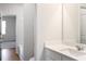 Simple bathroom with a single vanity and toilet at 704 Hedwig Dr Lot 90, Mcdonough, GA 30252