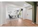 Modern dining room with hardwood floors and natural light at 704 Hedwig Dr Lot 90, Mcdonough, GA 30252