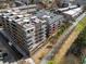 Aerial view of the apartment building and surrounding area at 675 Drewry Ne St # 205, Atlanta, GA 30306