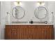 Modern bathroom with a double vanity and sleek, updated fixtures at 675 Drewry Ne St # 205, Atlanta, GA 30306