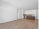 Open concept living room, modern kitchen and luxury vinyl plank flooring at 675 Drewry Ne St # 205, Atlanta, GA 30306