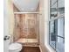Stylish bathroom with a tiled shower and glass door, complemented by modern fixtures at 89 Elsberry Rd, Dallas, GA 30157