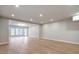 Finished basement with hardwood floors and lots of light at 145 Cedarwood Ln, Roswell, GA 30075