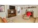 Living room with fireplace, TV, and comfortable seating at 5622 Williamsburg Dr, Norcross, GA 30093