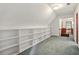 Large storage area with built-in shelving at 5622 Williamsburg Dr, Norcross, GA 30093