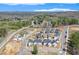 Aerial view of a new home construction site in a growing neighborhood at 929 Hilltop Park Ct, Dacula, GA 30019