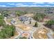 Community aerial view shows new homes under construction and neighborhood layout at 929 Hilltop Park Ct, Dacula, GA 30019