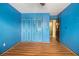 Bedroom showcasing laminate flooring and a closet space at 112 Camelot Dr, Atlanta, GA 30349