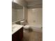 Bathroom with shower/tub combo, toilet, and vanity at 17 Fair Haven Se Way, Smyrna, GA 30080