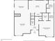 Floorplan showing primary bedroom, living room, dining room and kitchen layout at 978 W Mill Bnd, Kennesaw, GA 30152