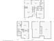 Detailed floor plan showcasing the layout of the home, including room dimensions and features at 978 W Mill Bnd, Kennesaw, GA 30152