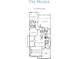 Henley floorplan featuring 3 bedrooms, 2 bathrooms, 2 car garage, dining room, and living room, kitchen, and mud room at 507 Godfrey Dr, Cumming, GA 30040
