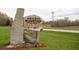 Landmark stone sign at the entrance to Arabia Mountain National Heritage Area at 5895 Mattan Trl, Lithonia, GA 30058