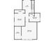 Two-bedroom floor plan with loft, and dimensions shown at 3125 Lakeside Dr, Cumming, GA 30041