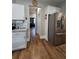 Modern kitchen boasts stainless steel appliances and bright cabinets at 3898 Ridge Rd, Buford, GA 30519