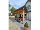Covered porch with comfortable seating and decor at 3898 Ridge Rd, Buford, GA 30519