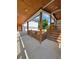 Wooden porch showcasing a wooden fence and the front exterior of the house at 3898 Ridge Rd, Buford, GA 30519