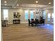 Bright dining room with hardwood floors and a large chandelier at 408 Autry St, Norcross, GA 30071