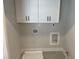 Laundry room with white cabinets and utility hookups at 408 Autry St, Norcross, GA 30071
