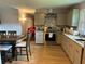 Modern kitchen featuring stainless steel appliances and light gray cabinets at 5595 Stagecoach Rd, Rex, GA 30273