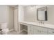 Bright bathroom with a double vanity and plenty of counter space at 4315 Orchard Park Ct, Stone Mountain, GA 30083