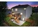 House exterior view showcasing a deck, screened porch, and fenced backyard at 138 Stargaze Rdg, Canton, GA 30114