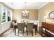 Formal dining room, hardwood floors, and neutral color palette at 138 Stargaze Rdg, Canton, GA 30114