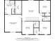 Second floor plan with primary bedroom and Gathering room at 138 Stargaze Rdg, Canton, GA 30114