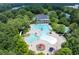 Community pool complex with lap lanes, kiddie pool, and water features at 138 Stargaze Rdg, Canton, GA 30114