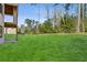Picture of a large backyard with lush green grass and mature trees surrounding the property at 235 River Valley Court Lot 4 Ct, Atlanta, GA 30328