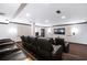 Home theater featuring comfortable seating, tiered levels, and large screen at 1735 Peachtree Ne St # 321, Atlanta, GA 30309