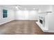 Living room featuring fireplace and ceiling fan at 2122 Belhaven Se Ln, Atlanta, GA 30315