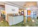 Elegant building lobby with a modern reception desk at 799 Hammond Dr # 406, Atlanta, GA 30328