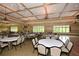 Community room with multiple tables and chairs and chandeliers at 705 Springer Mountain Dr, Canton, GA 30114