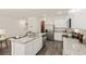Beautiful kitchen with stainless steel appliances, a center island, and granite countertops at 338 Elgin Dr, Lawrenceville, GA 30045