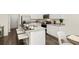 Bright kitchen with stainless steel appliances and a center island with seating at 338 Elgin Dr, Lawrenceville, GA 30045