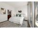 Spacious bedroom with city views and large windows at 1080 Peachtree Ne St # 1309, Atlanta, GA 30309