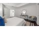 Spacious bedroom with a king-size bed and city view at 1080 Peachtree Ne St # 1309, Atlanta, GA 30309