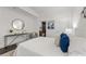 Bright bedroom with a comfortable bed and stylish decor at 1080 Peachtree Ne St # 1309, Atlanta, GA 30309