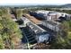 Aerial view of new townhouses with surrounding landscape at 1996 Deco Dr, Kennesaw, GA 30144