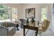Home office with large windows and plenty of natural light at 1996 Deco Dr, Kennesaw, GA 30144