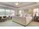 Serene main bedroom with a luxurious bed, ambient lighting, and windows offering pleasant views at 1988 Deco Dr, Kennesaw, GA 30144