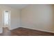 Bedroom with vinyl wood floors and access to an ensuite bath at 1623 Bradmere Ln, Lithia Springs, GA 30122