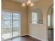 Charming dining area with sliding glass door to a patio at 1623 Bradmere Ln, Lithia Springs, GA 30122