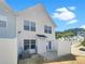 Exterior view of the backyard featuring a patio and privacy fence at 201 Gallant Se Ln # 25, Mableton, GA 30126