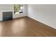 Bright living room featuring a fireplace and light hardwood floors at 201 Gallant Se Ln # 25, Mableton, GA 30126