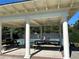 Covered picnic pavilion with ceiling fans and picnic tables at 6276 Century Park Pl # 3, Mableton, GA 30126